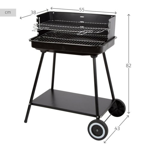 Brbar Grill Aktive Rostfritt stl Stl 55 x 82 x 43 cm