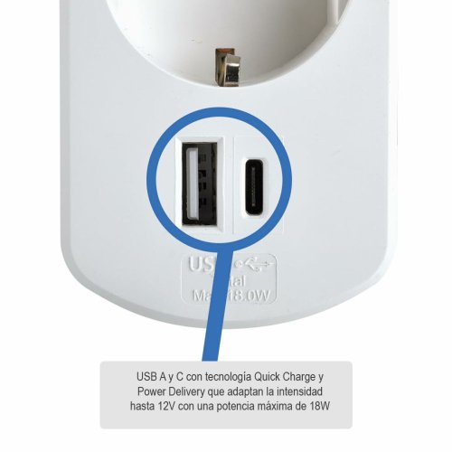 Vggladdare Simon CL610306 Vit