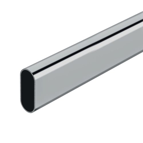 Stng fr garderob Stor Planet Silvrig 200 x 1,5 x 2,5 cm Skp