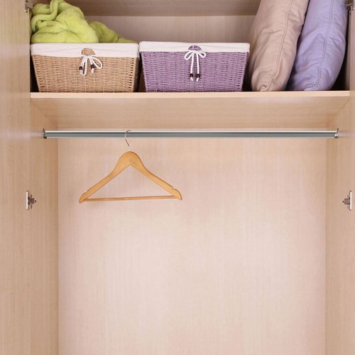 Stng fr garderob Stor Planet Cintacor Vit Oval 100 cm 15 x 25