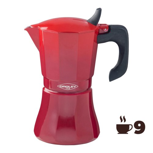 Italiensk Kaffepanna Oroley Petra Rd Aluminium 9 Koppar