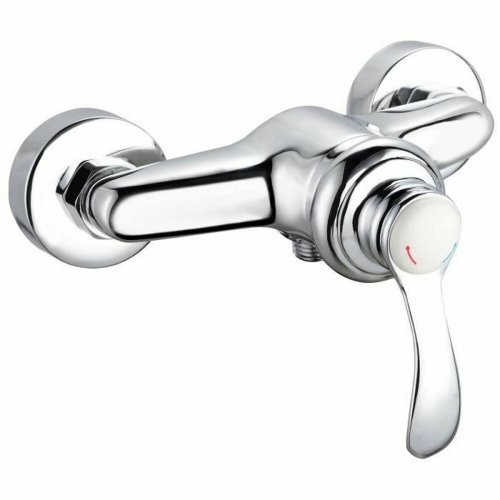 Blandare Rousseau Byron Gr Chrome Metall Mssing 15 cm Dusch