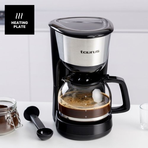 Kaffebryggare Taurus Verona inox 12 tazas 1000 W Svart