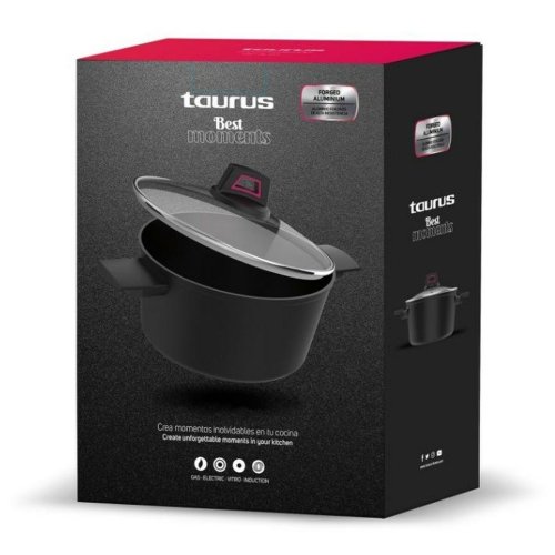 Kastrull med lock Taurus KCK4028 1 L