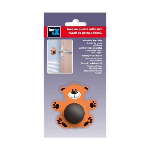 Drrstopp Inofix Drrar Bjrn Vidhftande Orange PVC