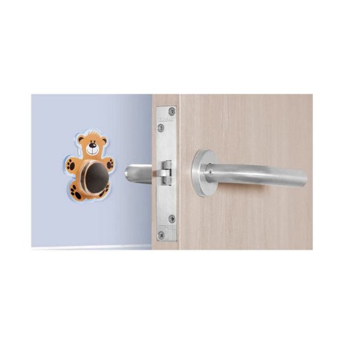 Drrstopp Inofix Drrar Bjrn Vidhftande Orange PVC