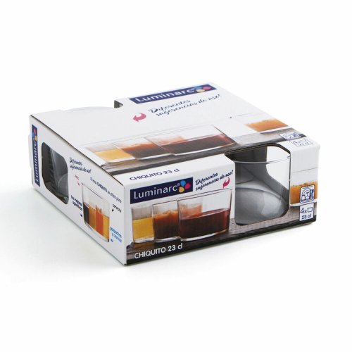 Glasset Luminarc Chiquito Transparent Glas 230 ml 4 Delar