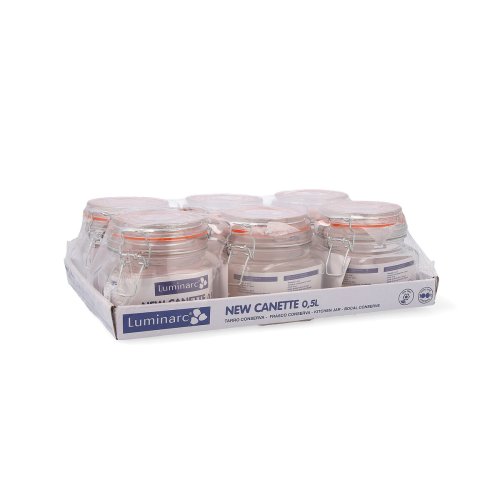 Glasburk Quid New Canette Transparent Glas (0,5L) (Pack 6x)