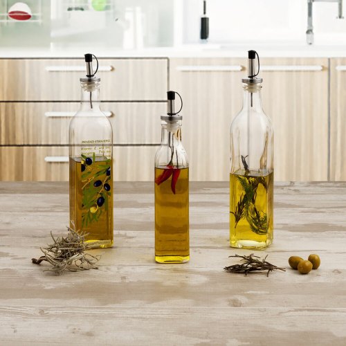 Oljeflaska Quid Renova Transparent Glas 250 ml (12 antal) (Pack