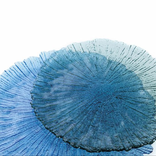 Platt skl Quid Mar De Viento Bl Glas  32 cm (6 antal) (Pack 6