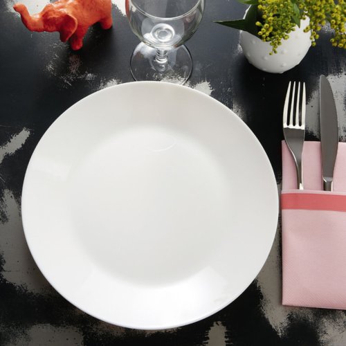 Snacksskl Arcopal Zelie Vit Glas  25 cm (12 pcs)