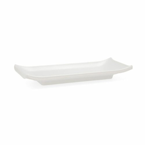 Bricka Quid Select Vit Plast 22,4 x 9,5 x 3 cm Sushi (12 antal)