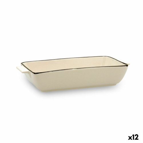 Kastrull Quid Cocco Keramik Vit (23 x 11 x 4,5 cm) (Pack 12x)