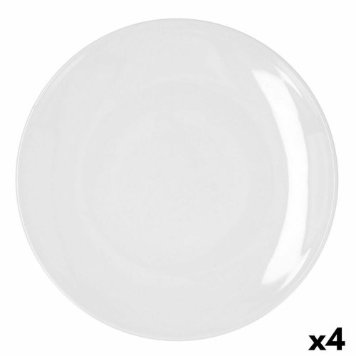 Platt skl Bidasoa Glacial Coupe Vit Keramik  30 cm (4 antal) (
