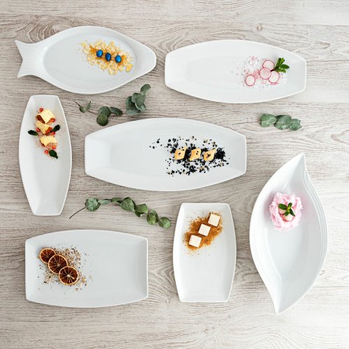 Servingsfat Quid Gastro Vit Keramik 35,5 x 15,8 x 2,8 cm (6 anta