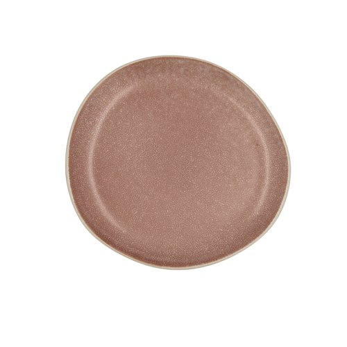 Platt skl Bidasoa Gio Oregelbunden Brun Keramik 20 cm (6 antal)