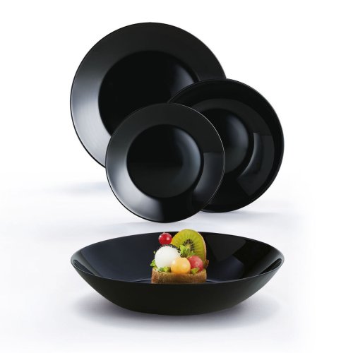 Servissats Arcopal Zelie Black Svart 12 Delar