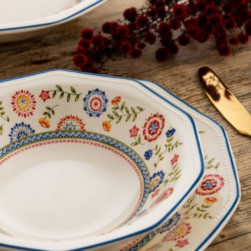 Servissats Queens By Churchill Bengal Multicolour Keramik 12 De