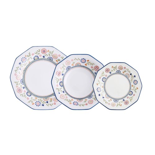Servissats Queens By Churchill Bengal Multicolour Keramik 12 De