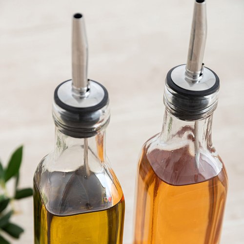 Set med olja och vinger Quid Naturalia Transparent Glas 550 ml