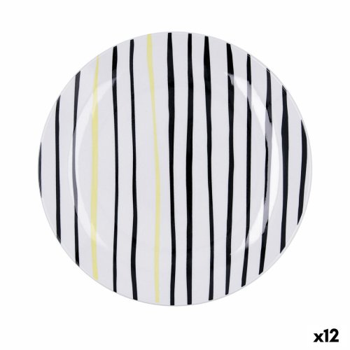Platt skl Bidasoa Zigzag Multicolour Keramik  26,5 cm (12 anta