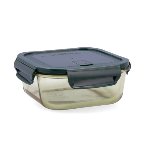 Hermetisk matlda Bidasoa Infinity Fyrkantig 1,1 L Gul Glas (12