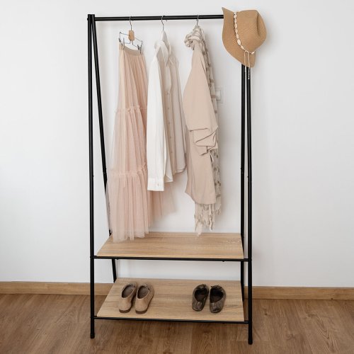 Hattstll Vinthera Moa Stl Svart 40,5 x 80 x 160 cm