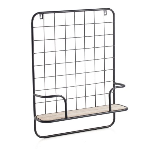 Bokhylla Vinthera Moa Stl Svart Metall 42,5 x 12 x 56 cm (8 ant