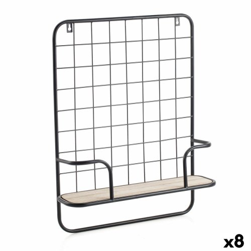 Bokhylla Vinthera Moa Stl Svart Metall 42,5 x 12 x 56 cm (8 ant