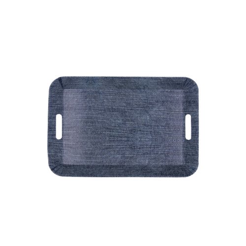 frukostbricka Quid Habitat Bl Plast 33 x 23 x 4 cm Med handtag