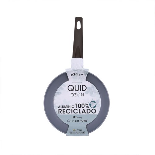 Stekpanna Quid Ozon Grn Metall Smitt aluminium  24 cm