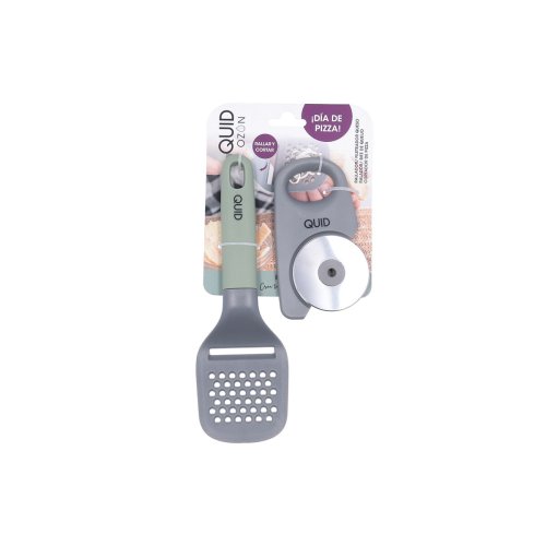 Pizzakniv Quid Ozon Grn Metall 2 Delar