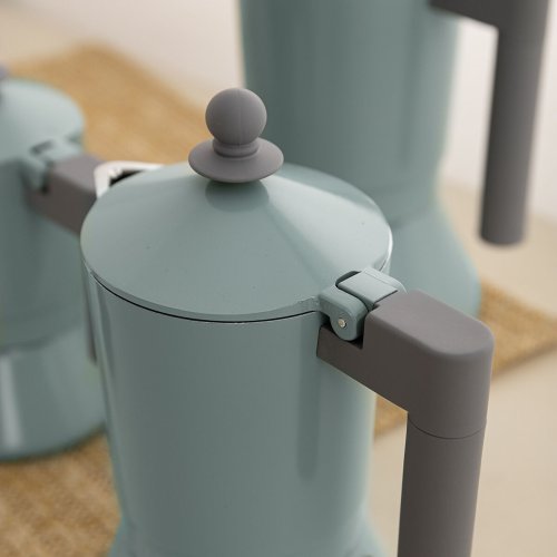Italiensk Kaffepanna Quid Ozon Grn Metall 6 Koppar (6 antal)
