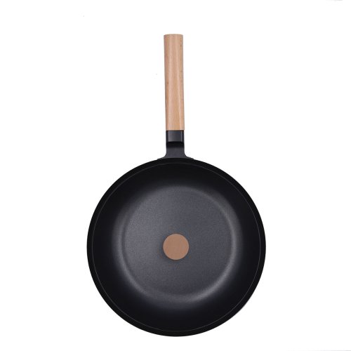 Gryta med lock Quid Naturalia Svart Metall 28 cm Med lock Grytor