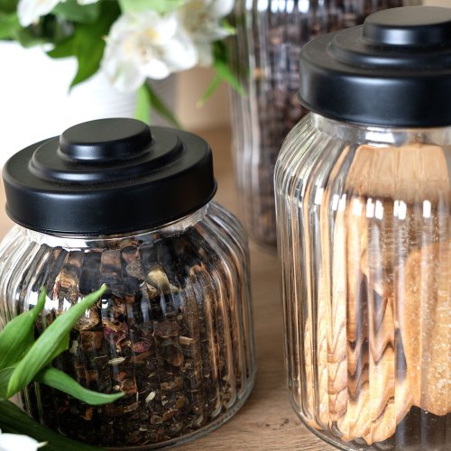 Burk Quid Maison Transparent Glas 1 L (6 antal)