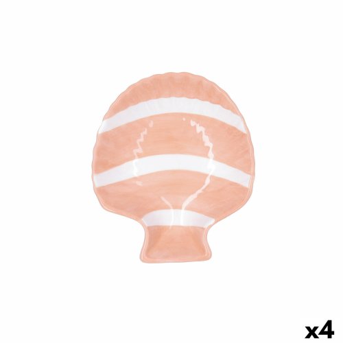 Skl Quid Kaleido Korall Keramik Skal 16 x 14 x 4 cm (4 antal)