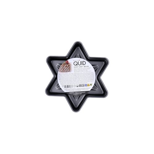 Bakform Quid Sweet Grey Gr Metall 21 x 5 cm (12 antal)