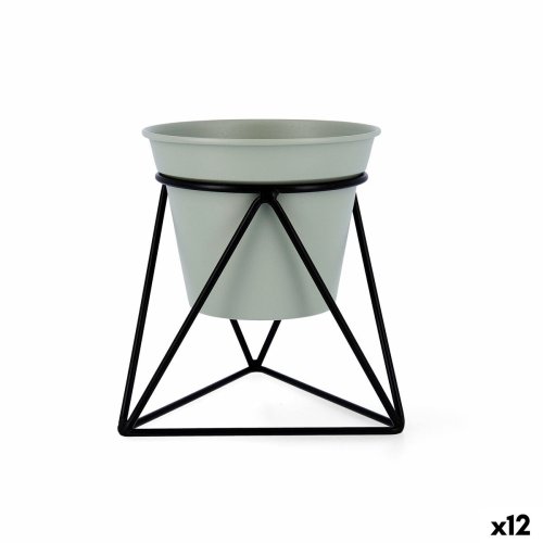 Krukvxt med stllning Vinthera Moa Grn Metall 14,5 x 12,5 x 15