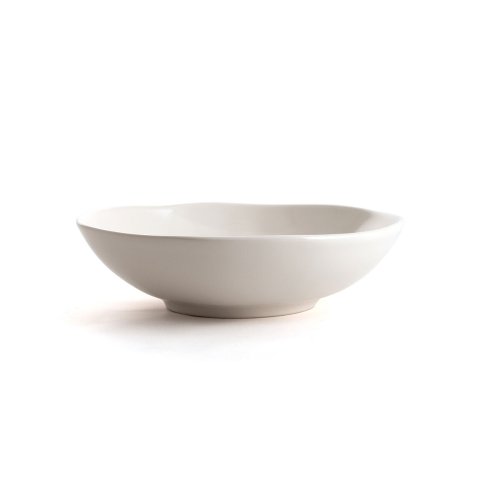 Djup tallrik Bidasoa Cosmos Vit Keramik 20,5 cm (12 antal)