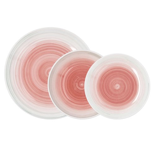 Matservis Quid Velvet Rosa Keramik 18 Delar