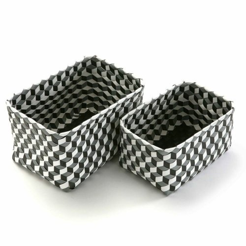 Set med stapelbara frvaringsldor Versa 23 x 20 x 33 cm 2 antal