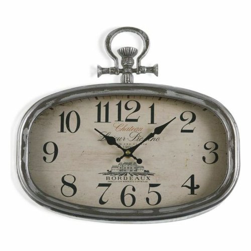 Vggklocka Versa Chateau Metall (35 x 6 x 32,5 cm)