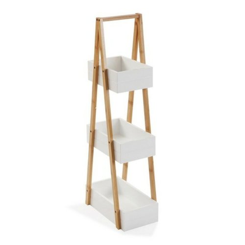 Badrumshyllor Versa Bambu Tr MDF Tr MDF/Bambu (18 x 81 x 30 cm
