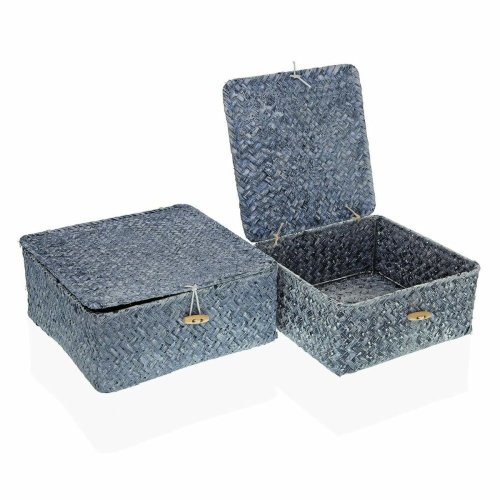Multifunktionell korg Versa Bl Havsalger 23 x 10 x 23 cm 20 x 2
