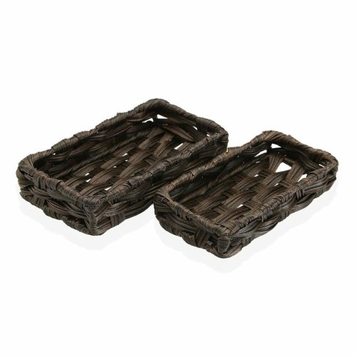 Korg - set Versa 11 x 4 x 20 cm Mrkbrun 2 antal