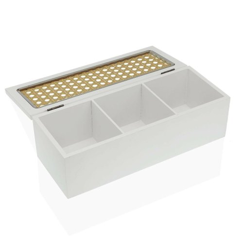 Smyckeskrin Versa Rektangulr Vit (10 x 8 x 26 cm)