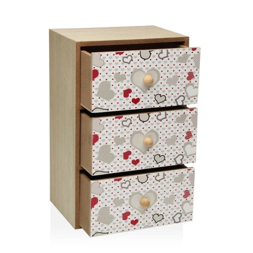 Smyckeskrin Versa Hjrtan (12 x 25 x 16 cm)