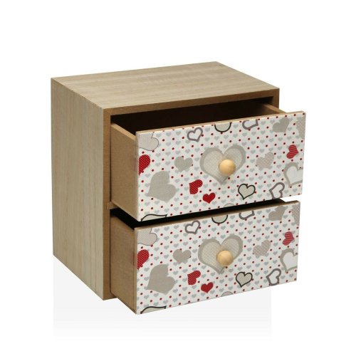 Smyckeskrin Versa Hjrtan (12 x 16 x 16 cm)