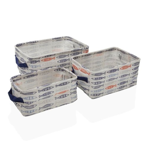 Korg - set Versa 28 x 18 x 14 cm Fiskar Rektangulr