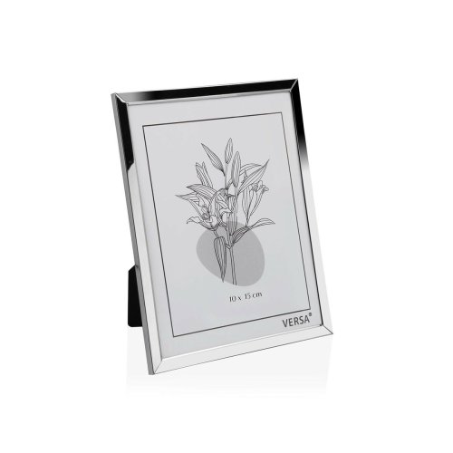 Fotoramar Versa Silvrig Metall Minimalistisk 1 x 15,5 x 10,5 cm